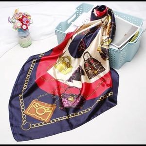 BN large satin scarf 90x90cm